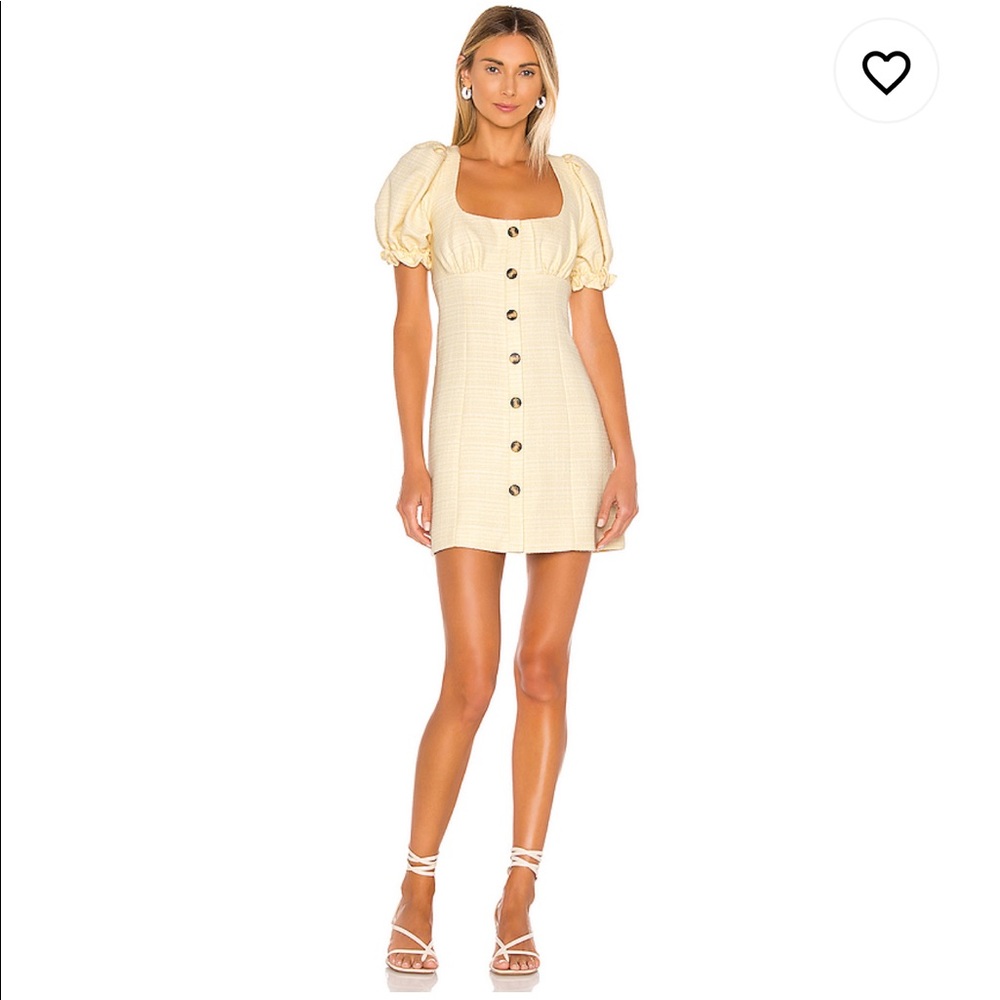 Yellow LPA dress NWT